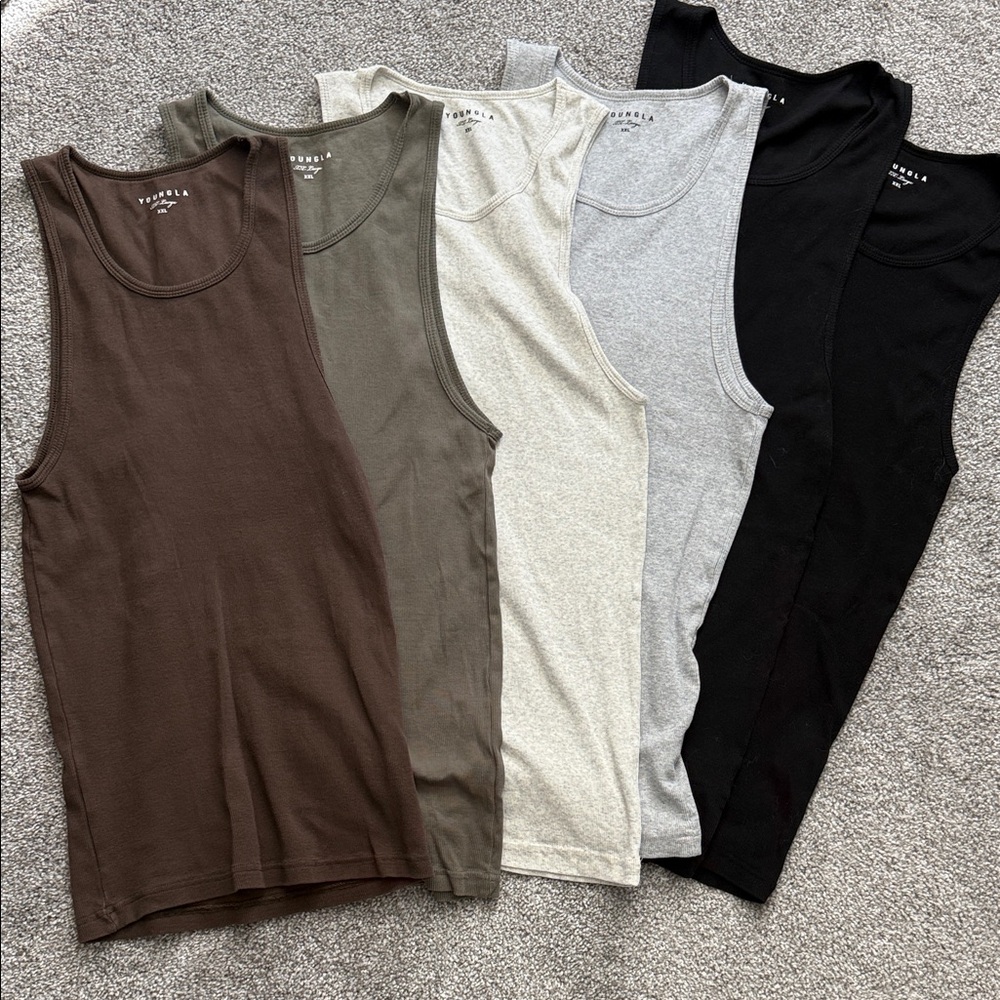 Set of 6 YLA Tanks